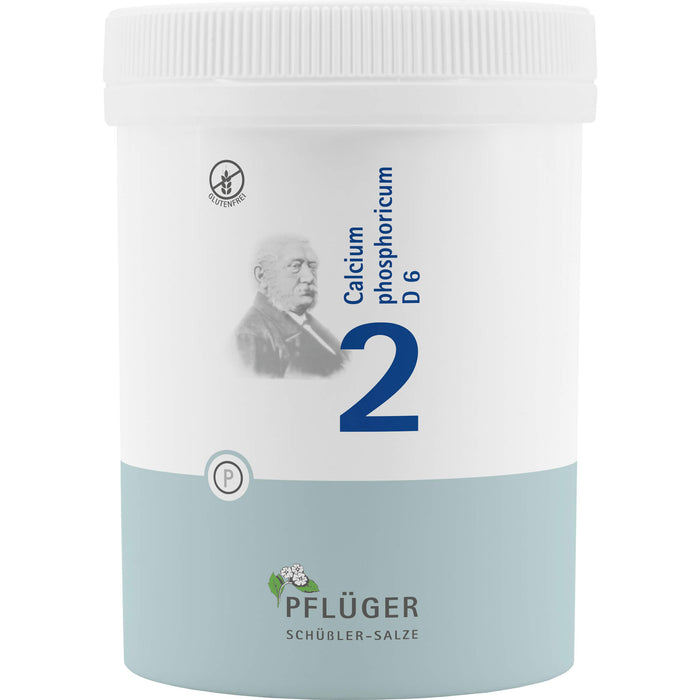 Pflüger Biochemie Nr.2 Calcium phosphoricum D6 Tabletten, 1000 pcs. Tablets