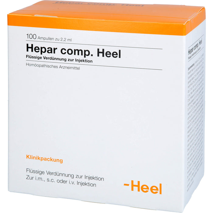 Hepar comp. Heel Amp., 100 pc Ampoules