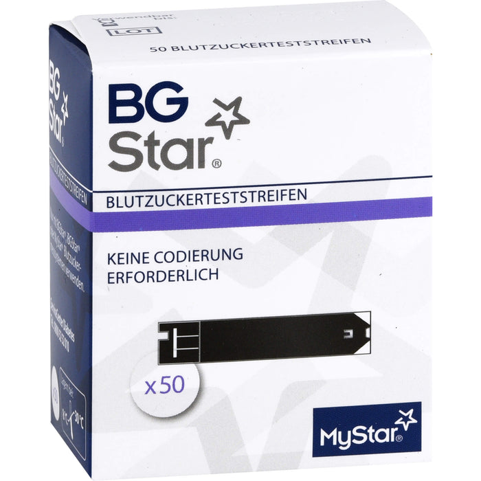 BG Star© Teststreifen, 50 pcs. Test strips