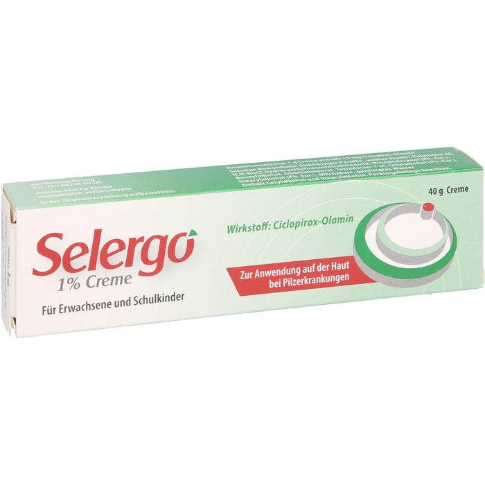 Selergo 1% Creme bei Pilzerkrankungen der Haut, 40 g Crème