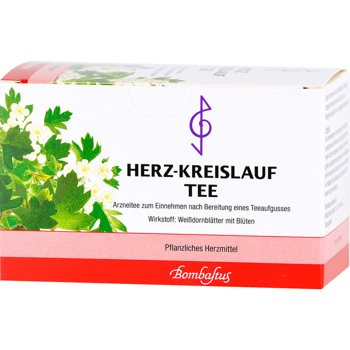 Bombastus Herz-Kreislauf-Tee, 20 pc Sac filtrant