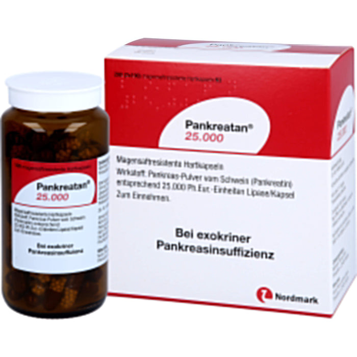 Pankreatan 25.000, Magensaftresistente Hartkapseln, 200 pcs. Capsules