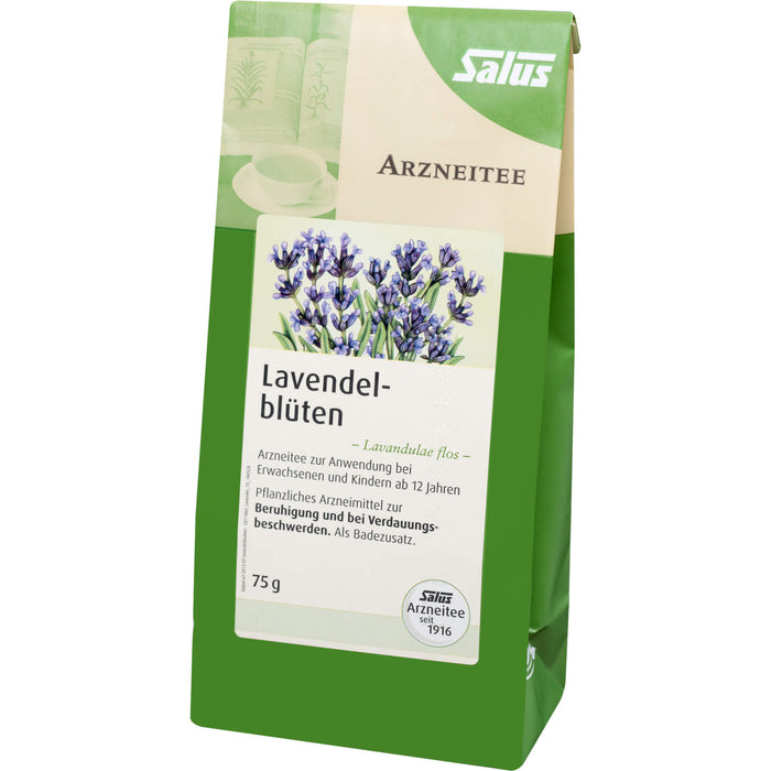 Salus Lavendelblüten Lavandulae flos bio zur Beruhigung und bei Verdauungsbeschwerden, 75 g Tea