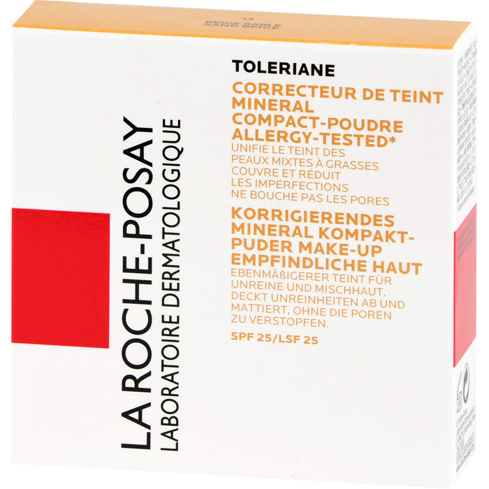 La Roche-Posay Toleriane korrigierendes Mineral Kompaktpuder Make-up Nr. 11 Hellbeige für empfindliche Haut, 9 g Powder