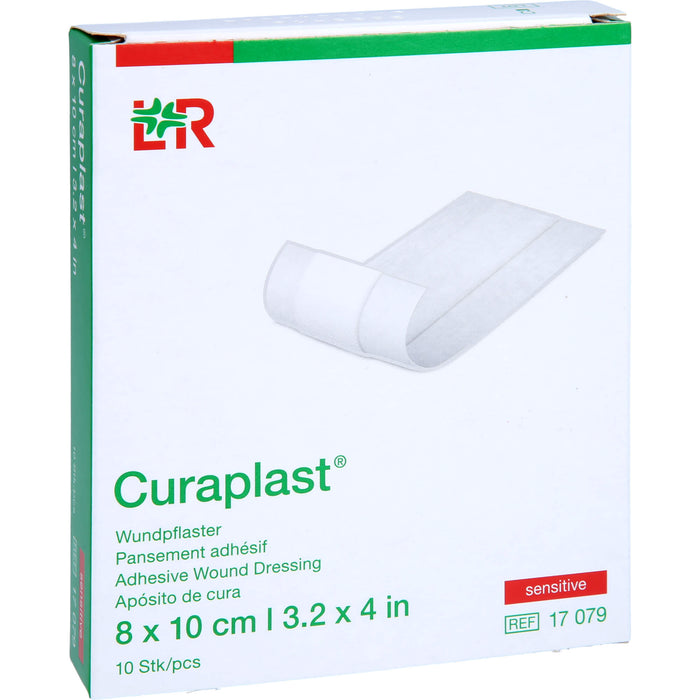 Curaplast sensitive Wundschnnellverband 4x10cm, 10 pc Pansement