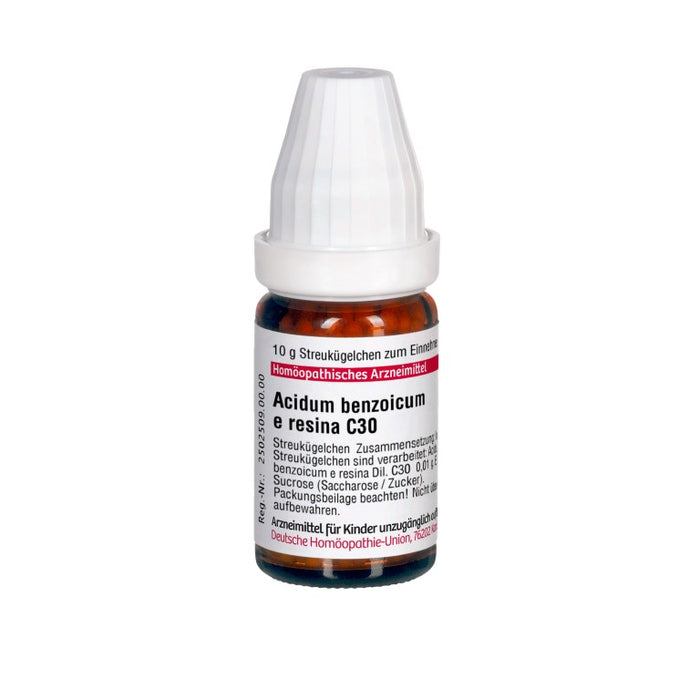DHU Acidum benzoicum e resina C30 Streukügelchen, 10 g Globuli