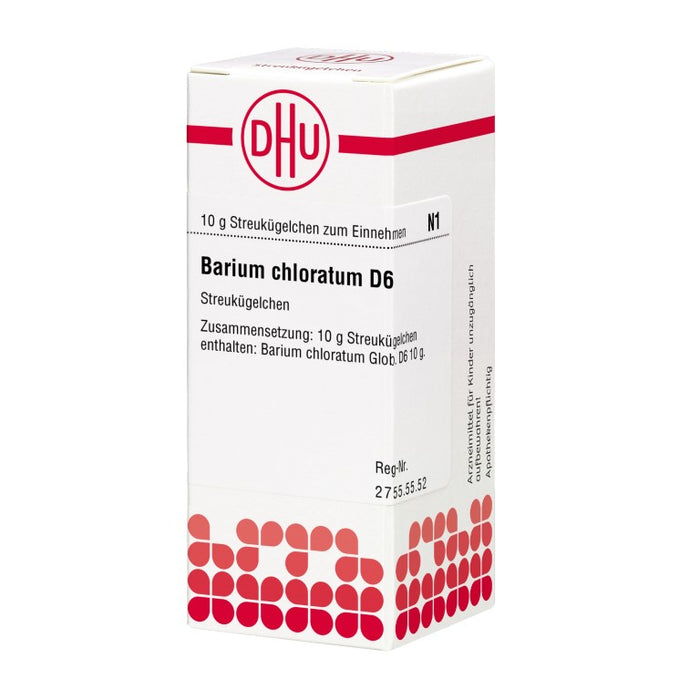 Barium chloratum D6 DHU Globuli, 10 g Globules