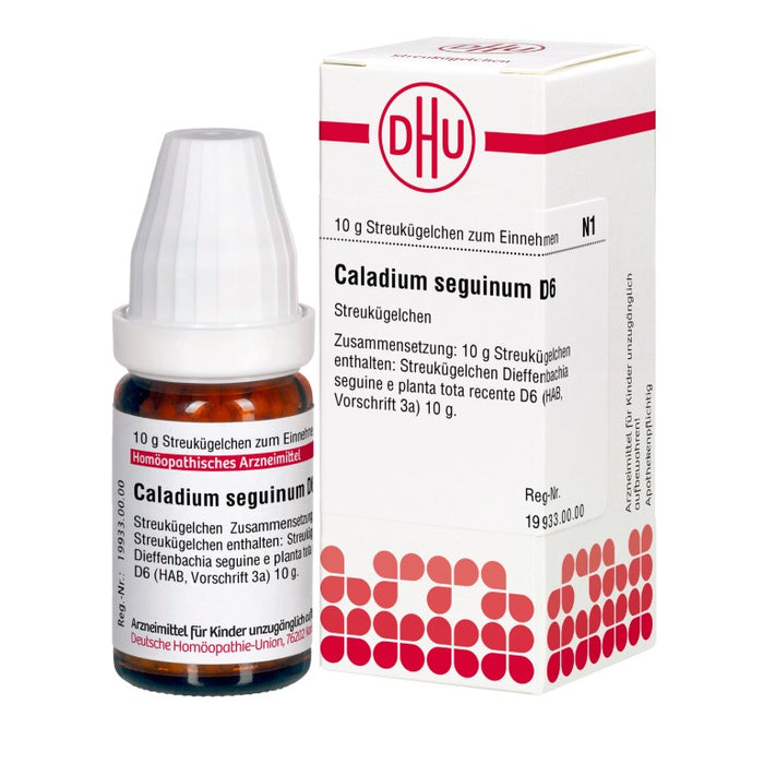 Caladium seguinum D6 DHU Globuli, 10 g Globules