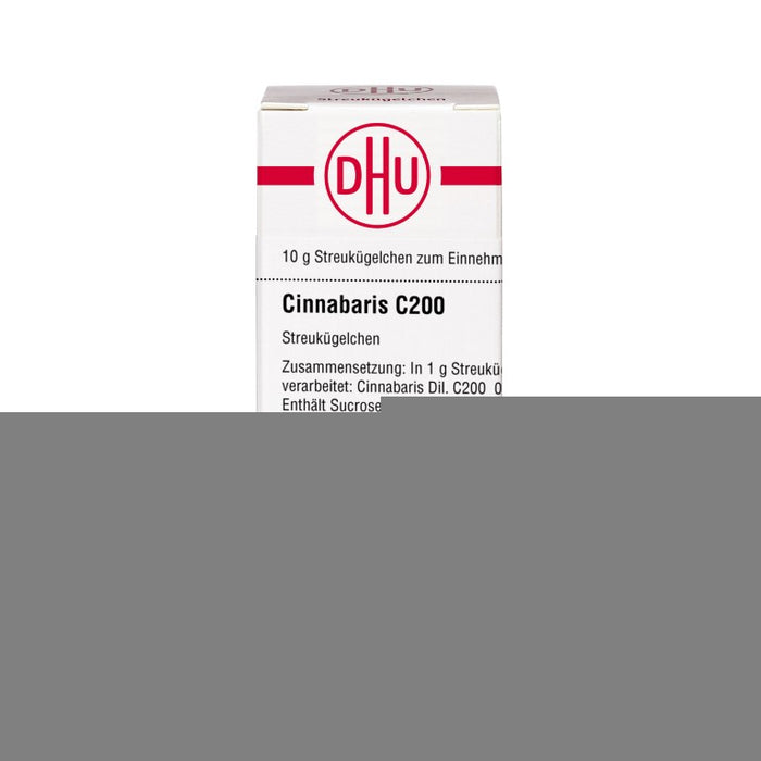 Cinnabaris C200 DHU Globuli, 10 g Globuli