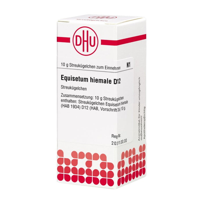 Equisetum hiemale D12 DHU Globuli, 10 g Globules