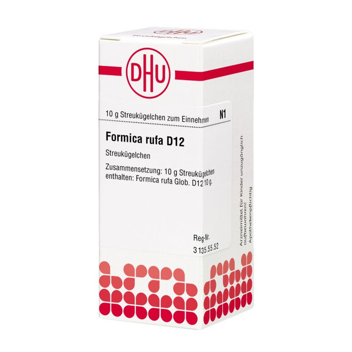 Formica rufa D12 DHU Globuli, 10 g Globules