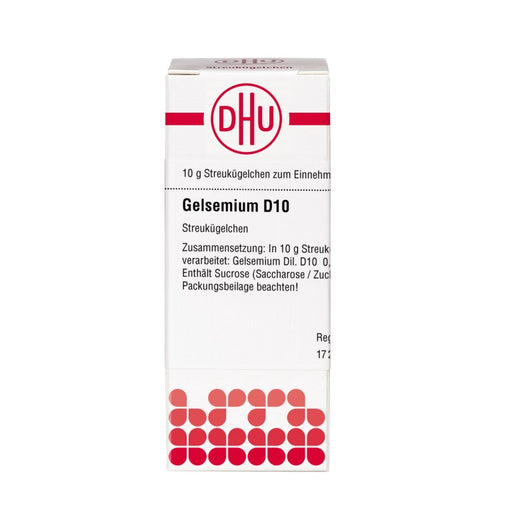 DHU Gelsemium D10 Streukügelchen, 10 g Globuli