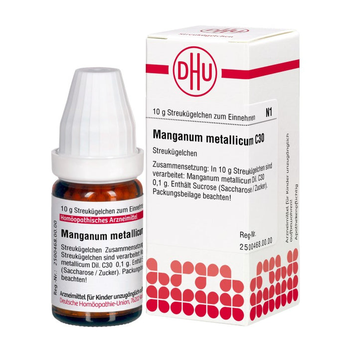 Manganum metallicum C30 DHU Globuli, 10 g Globules