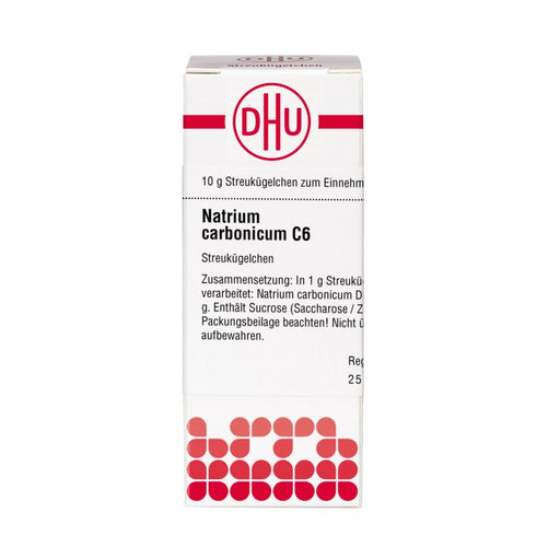 Natrium carbonicum C6 DHU Globuli, 10 g Globuli