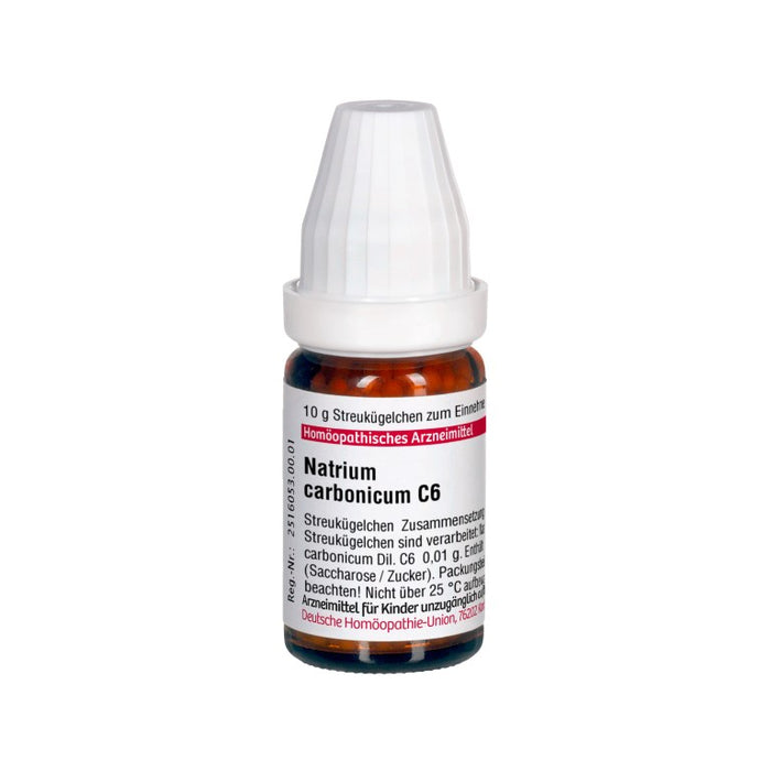 Natrium carbonicum C6 DHU Globuli, 10 g Globules