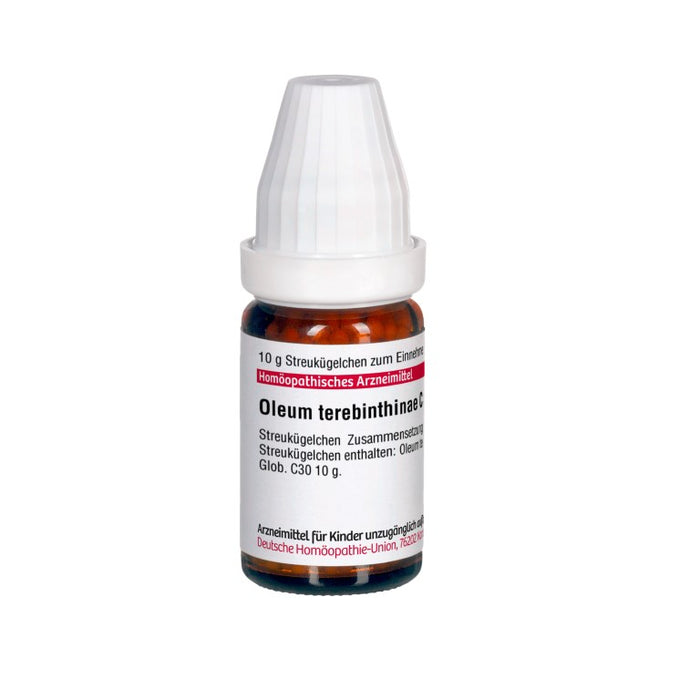 Oleum terebinthinae C30 DHU Globuli, 10 g Globules