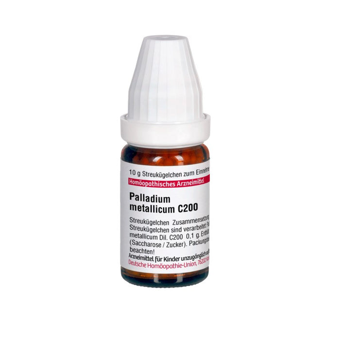 Palladium metallicum C200 DHU Globuli, 10 g Globules