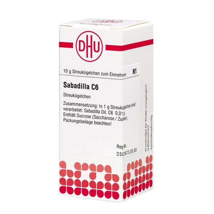 Sabadilla C6 DHU Globuli, 10 g Globules