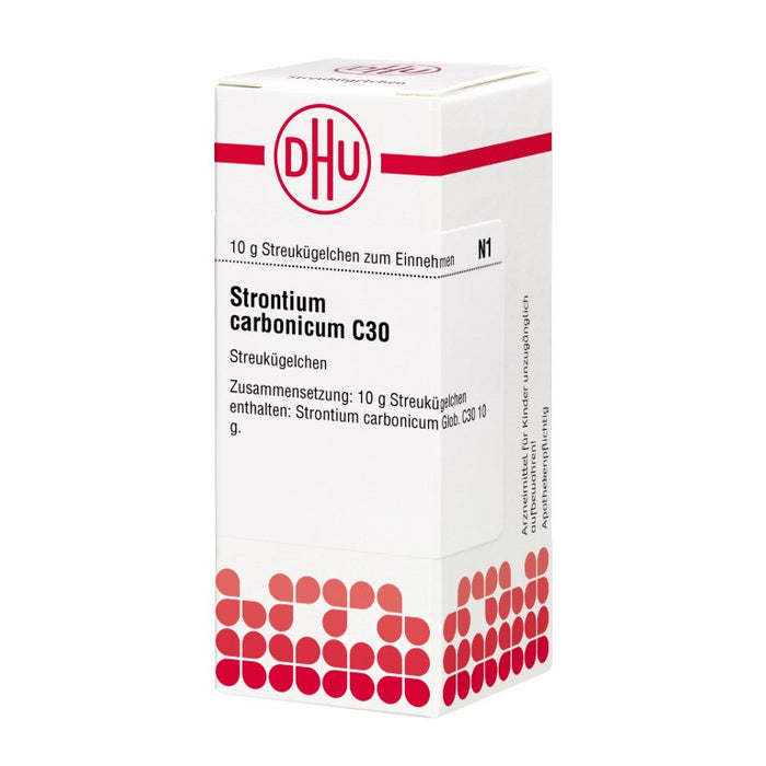 Strontium carbonicum C30 DHU Globuli, 10 g Globules