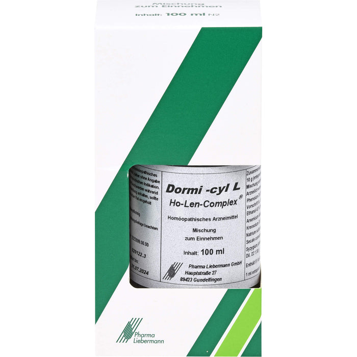 Dormi Cyl L Ho Len Beruhigungs-Complex Tropfen, 100 ml Lösung