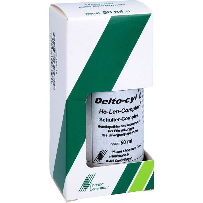 Delto-cyl L Schulter-Complex Tropfen bei akuten und chronischen Beschwerden im Schulter-Arm-Nacken-Bereich, 50 ml Solution