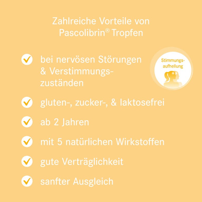 Pascolibrin Tropfen bei Verstimmungszuständen und nervösen Störungen, 50 ml Solution