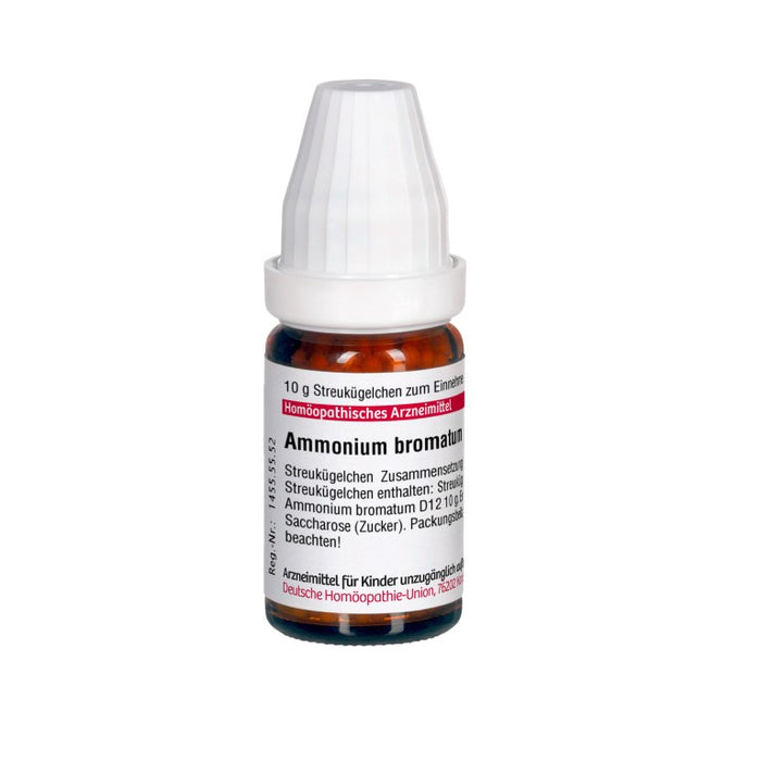 Ammonium bromatum D12 DHU Globuli, 10 g Globules