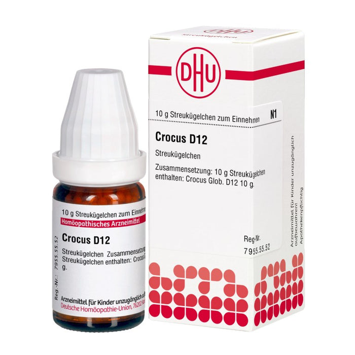 Crocus D12 DHU Globuli, 10 g Globules