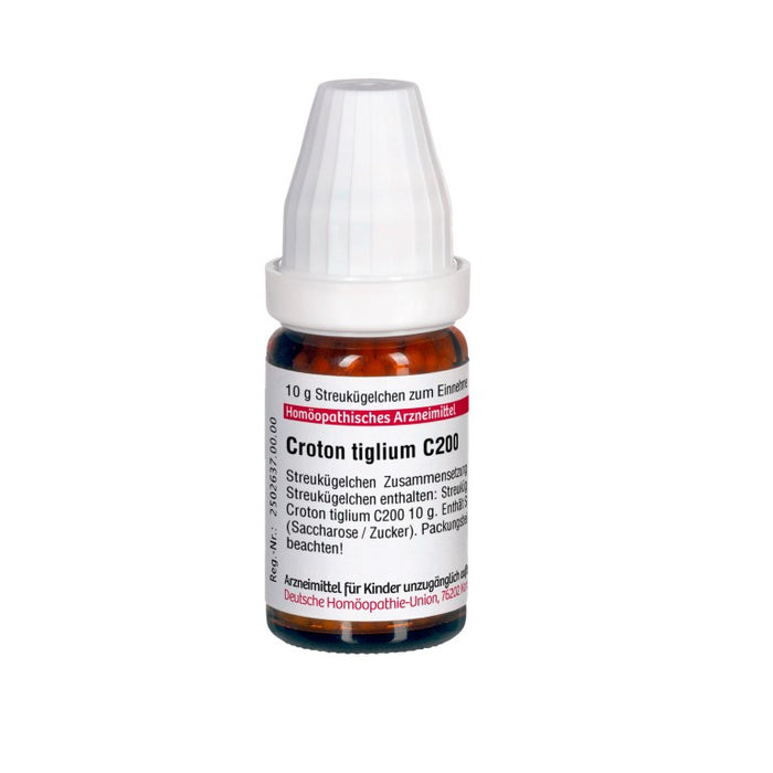 Croton tiglium C200 DHU Globuli, 10 g Globules