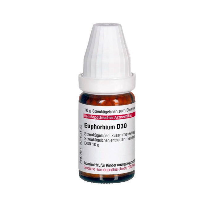 Euphorbium D30 DHU Globuli, 10 g Globuli