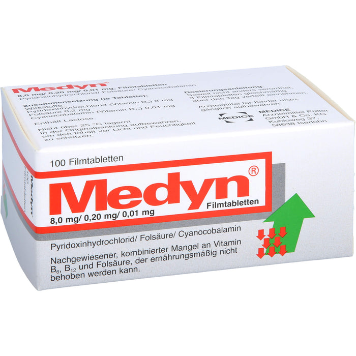 Medyn  8,0 mg/0,20 mg/0,01 mg, Filmtabletten, 100 pcs. Tablets