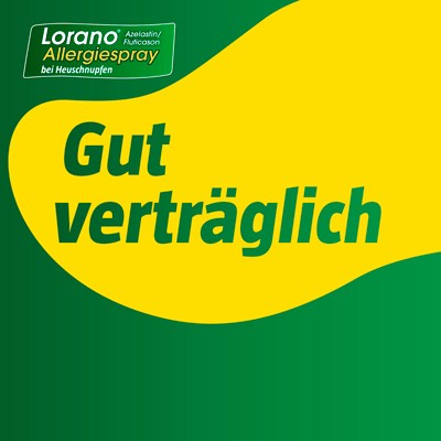 Lorano Azelastin/Fluticason Allergiespray bei Heuschnupfen, 1 pcs. Spray