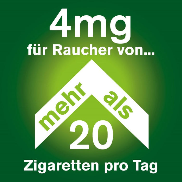 Nicorette Kaugummi 4 mg whitemint, 105 pc Gomme à mâcher