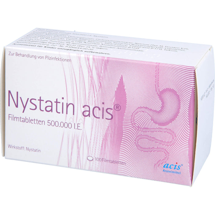 Nystatin acis  Filmtabletten, 100 pcs. Tablets