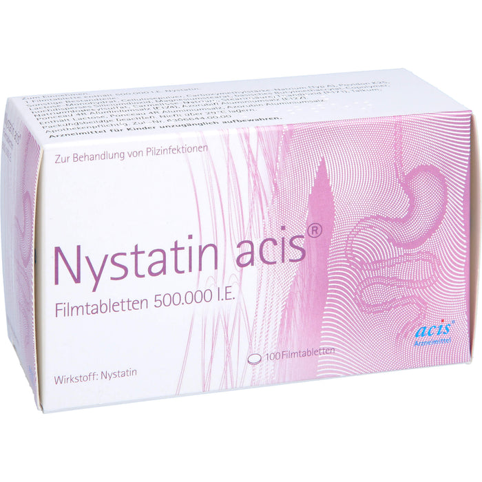 Nystatin acis  Filmtabletten, 100 pcs. Tablets
