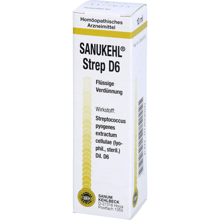 SANUM-KEHLBECK Sanukehl Strep D6 flüssige Verdünnung, 10 ml Solution