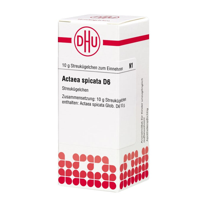 Actaea spicata D6 DHU Globuli, 10 g Globules