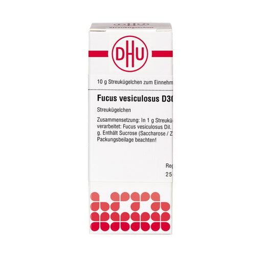 DHU Fucus vesiculosus D30 Streukügelchen, 10 g Globuli