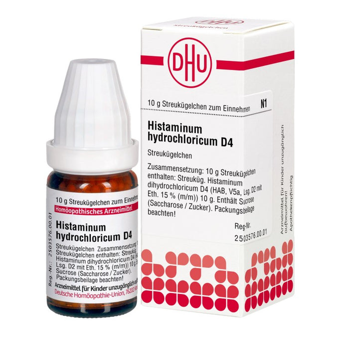 Histaminum hydrochloricum D4 DHU Globuli, 10 g Globules