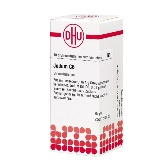 Jodum C6 DHU Globuli, 10 g Globules