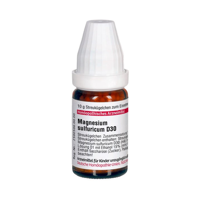 Magnesium sulfuricum D30 DHU Globuli, 10 g Globules