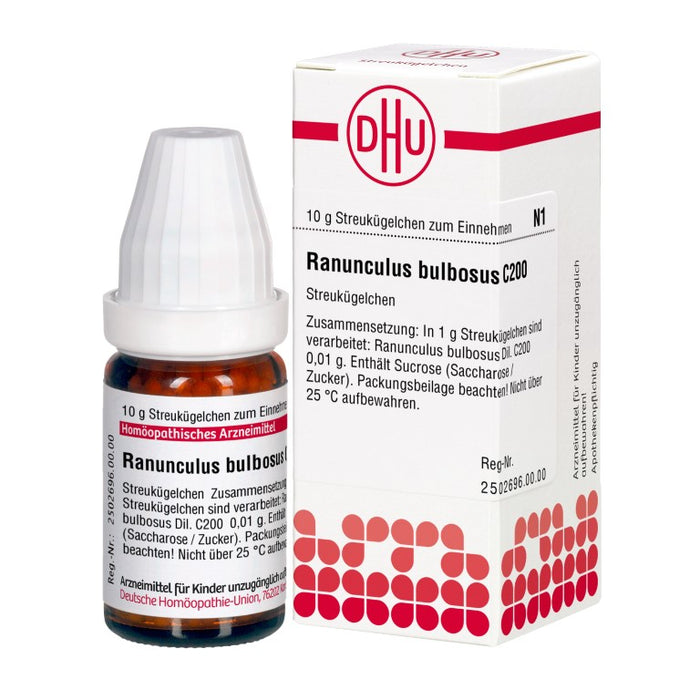 Ranunculus bulbosus C200 DHU Globuli, 10 g Globules
