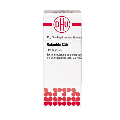 DHU Ratanhia C 30 Streukügelchen, 10 g Globuli