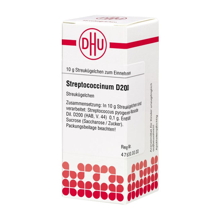 Streptococcinum D200 DHU Globuli, 10 g Scatter