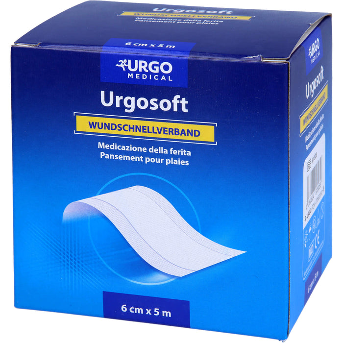 Urgosoft Pflaster 6 cm x 5 m Spender, 1 pc Pansement