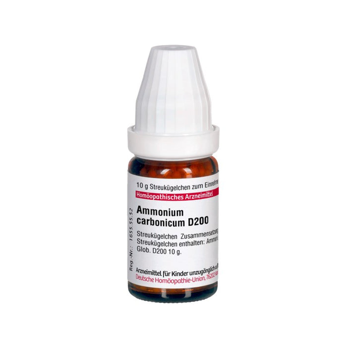 Ammonium carbonicum D200 DHU Globuli, 10 g Globules