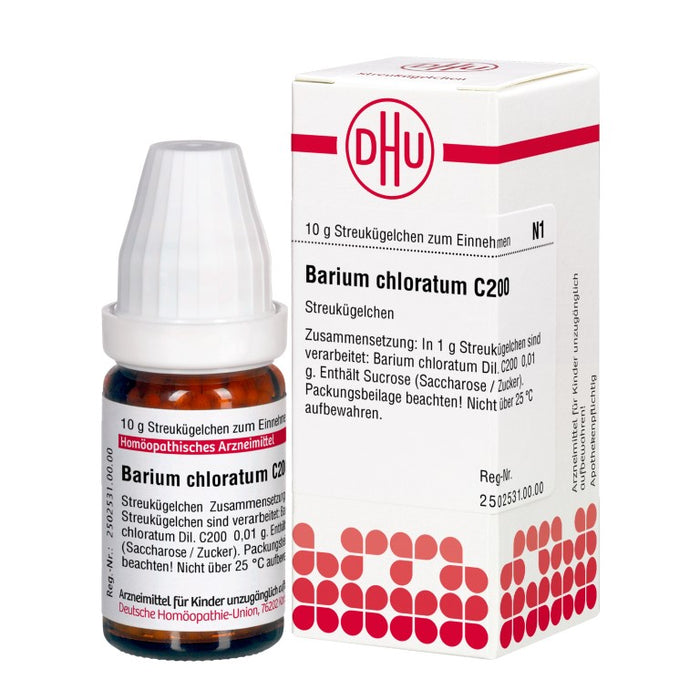Barium chloratum C200 DHU Globuli, 10 g Globules