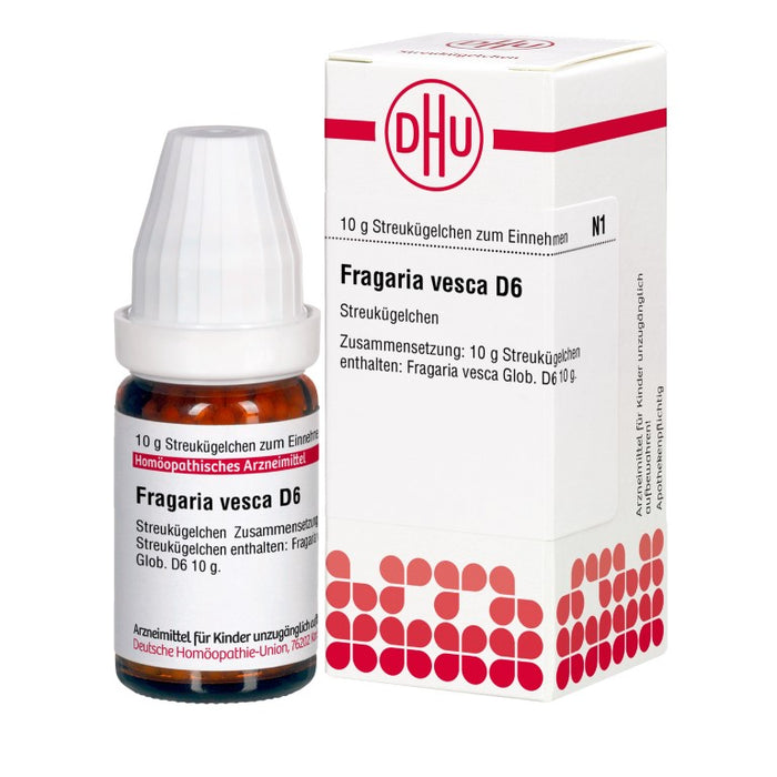 Fragaria vesca D6 DHU Globuli, 10 g Globules