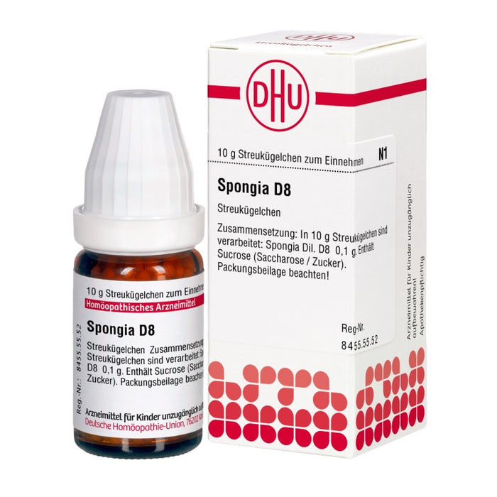 Spongia D8 DHU Globuli, 10 g Globules