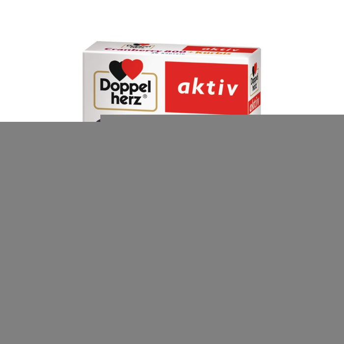 Doppelherz aktiv Cranberry + Kürbis 800 Kapseln zum Schutz der Zellen vor oxidativem Schutz, 60 St. Kapseln